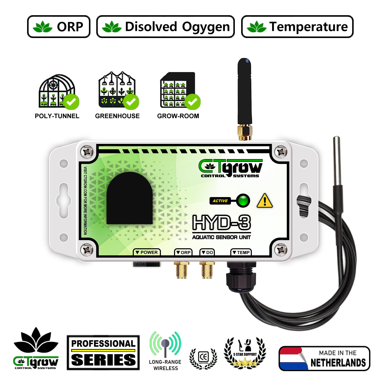 HYD-3BW – ORP / DO Sensor unit