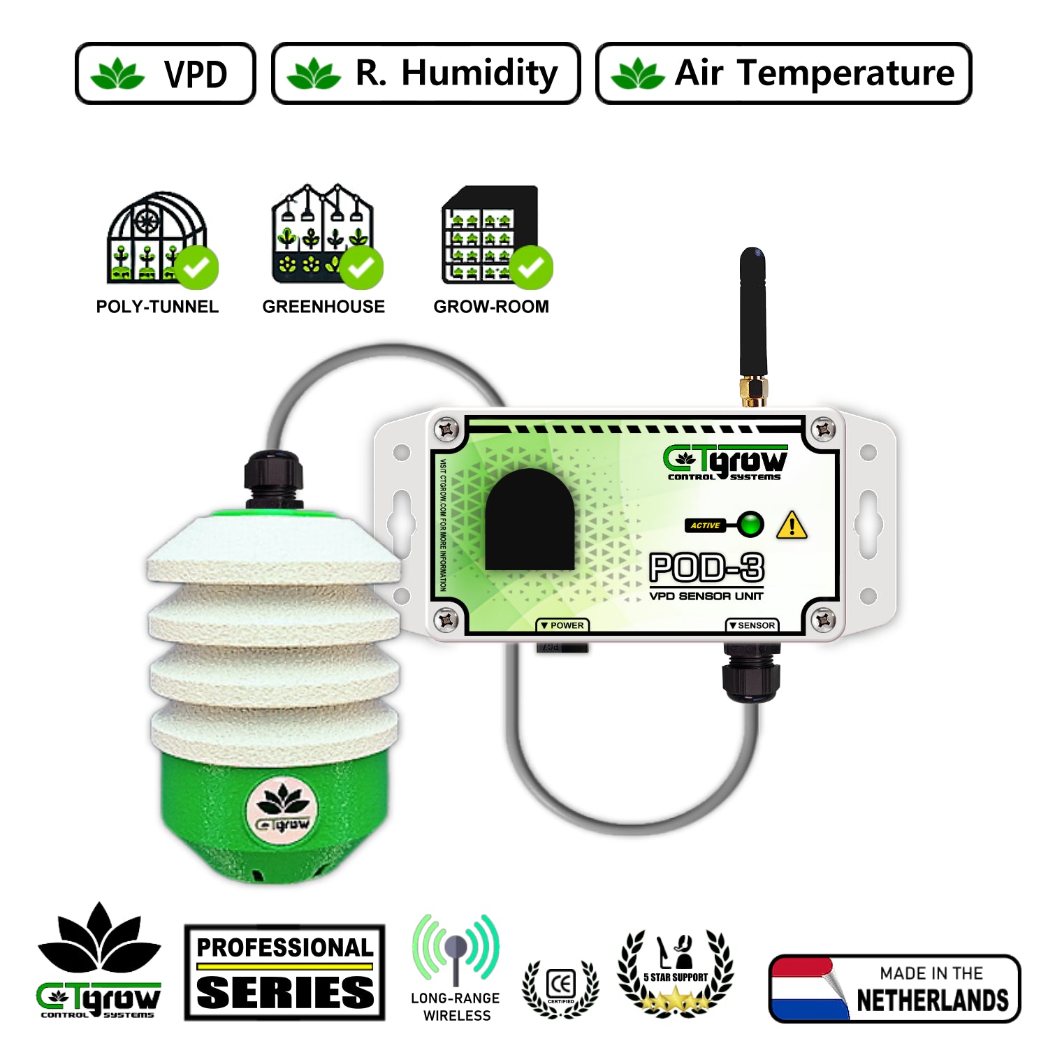 POD-3BW – VPD Sensor Pod Unit